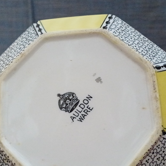 Cauldon Ware Porcelain covered dish 1930s Art Nouveau England - Picture 7 of 11